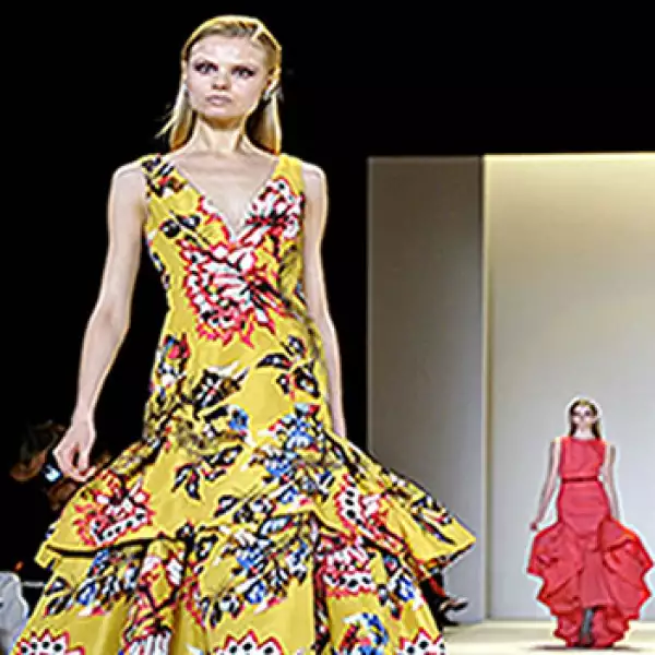 colección de carolina herrera en la semana de la moda de nueva york