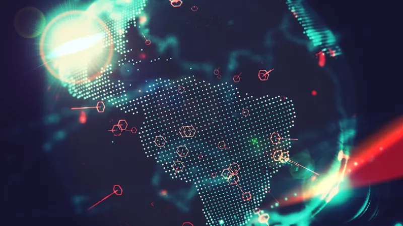 mapa de América Latina