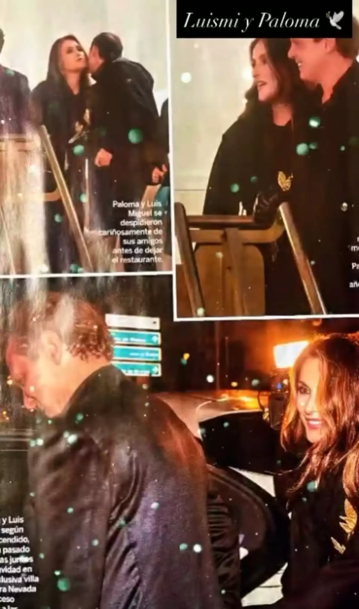 Luis Miguel y Paloma Cuevas captados en un restaurante en Madrid