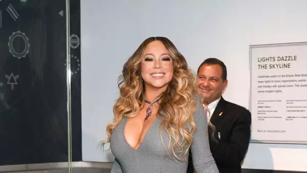 Mariah Carey Lights The Empire State Building In Celebration Of The 25th Anniversary Of "All I Want For Christmas Is You"