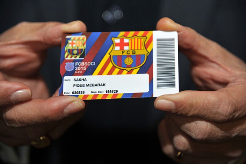 La cuenta de Twitter de FC Barcelona publicó este viernes: `Ayer nació el segundo hijo de @3gerardpique y desde hoy ya es socio del Club. ¡Enhorabuena!´