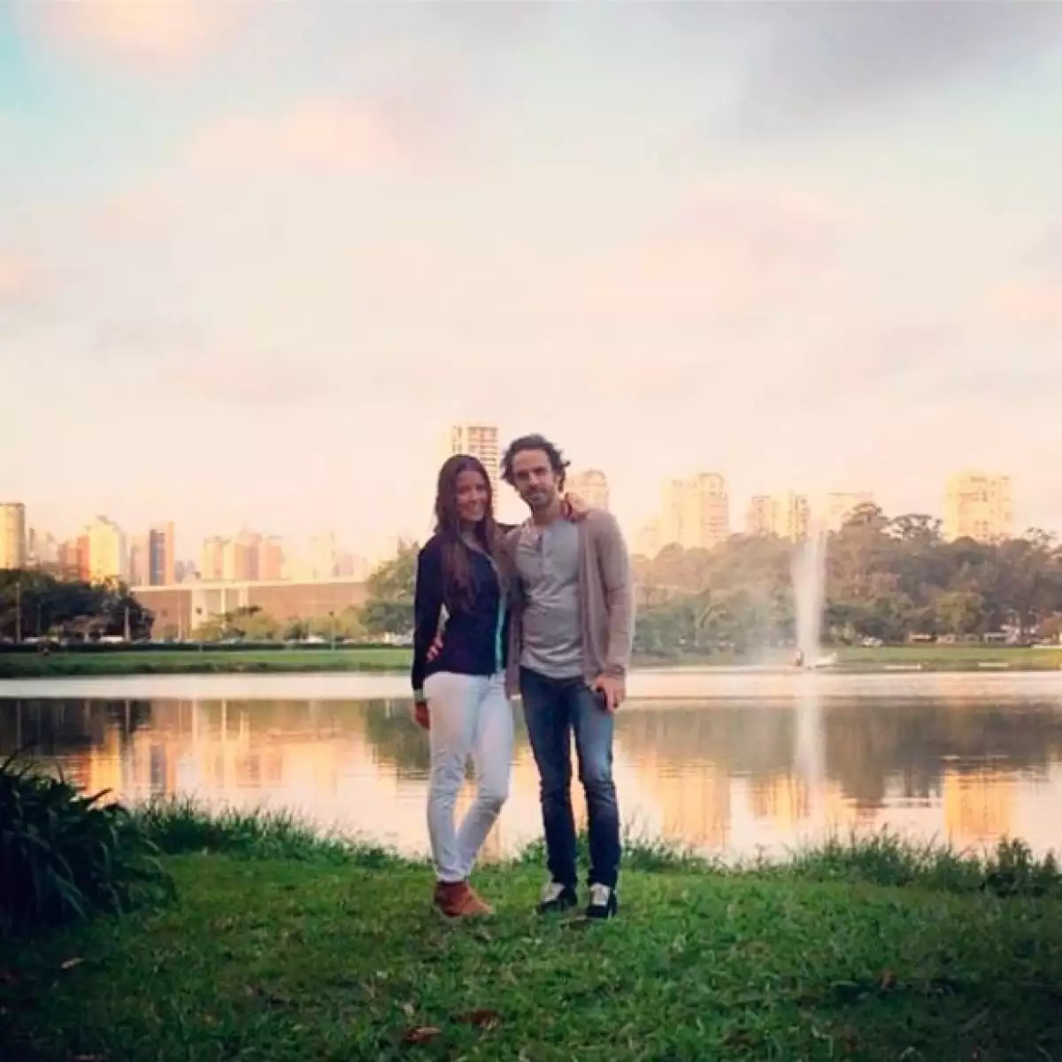 La pareja se encuentra en Brasil para disfrutar del Mundial.