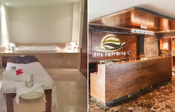 Nuestro tratamiento favorito del spa Sol Imperial, dentro del resort Mundo Imperial, fue el masaje balinés.