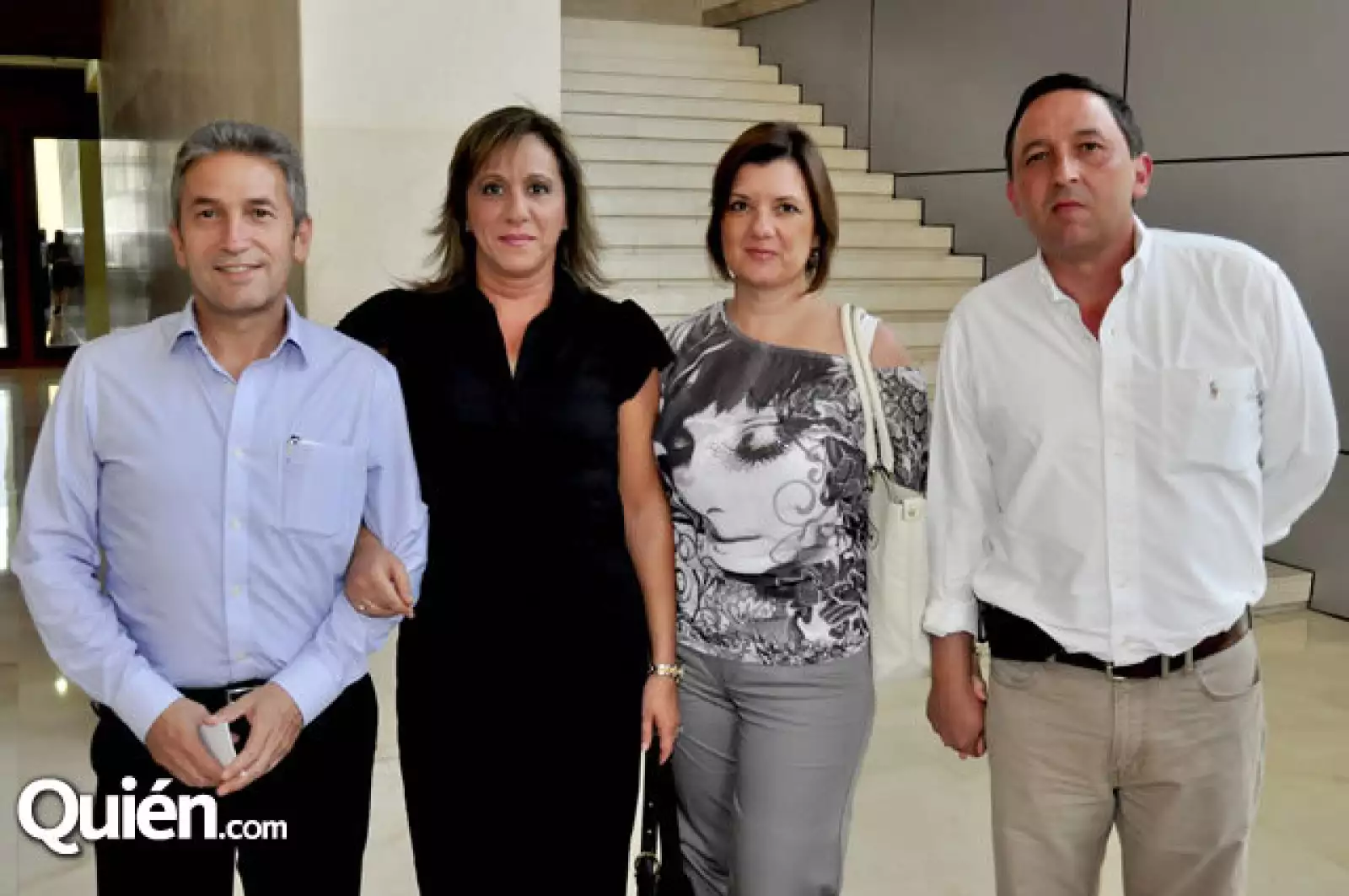 Jorge Domene Zambrano, Claudia Canavati de Domene, Araceli Suárez de Domene y Gabriel Domene Zambrano