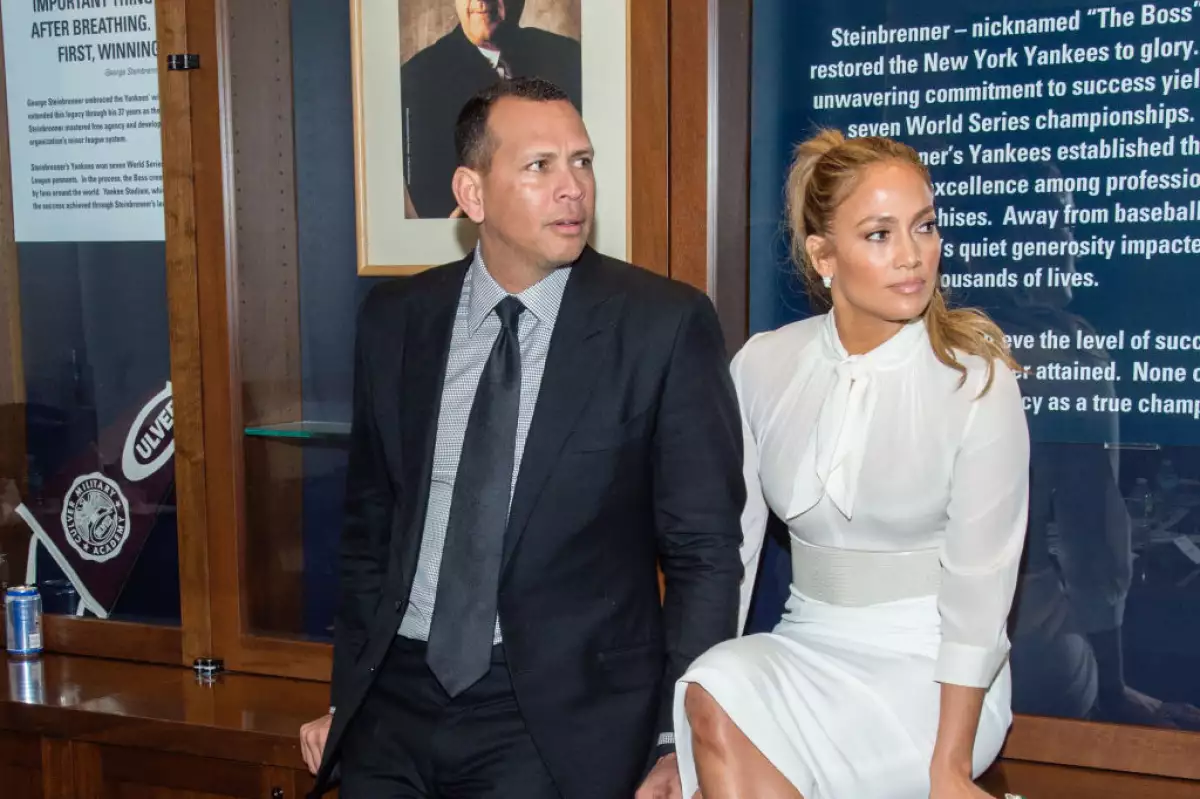 Alex Rodríguez y Jennifer Lopez