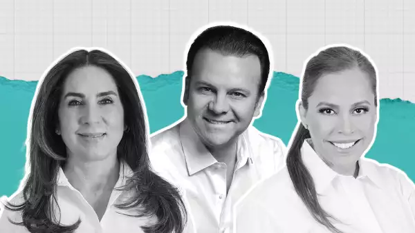 Ellos son los candidatos a gobernador de Durango en 2022: Marina Vitela, Esteban Villegas y Paty Flores.
