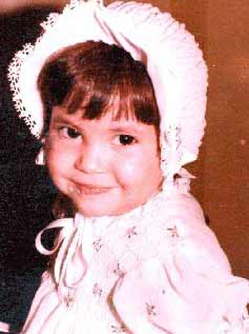 Shakira cuando era tan solo una bebé.