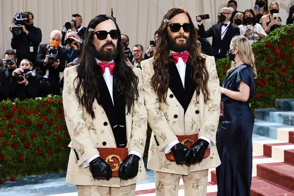 Jared Leto fue el gemelo de Alessandro Michelle en la Met Gala