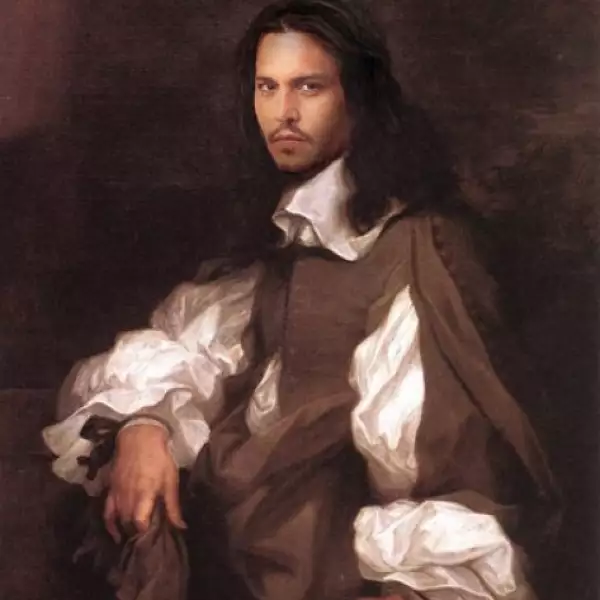 Johnny Depp luce como Sébastien Bourdon.