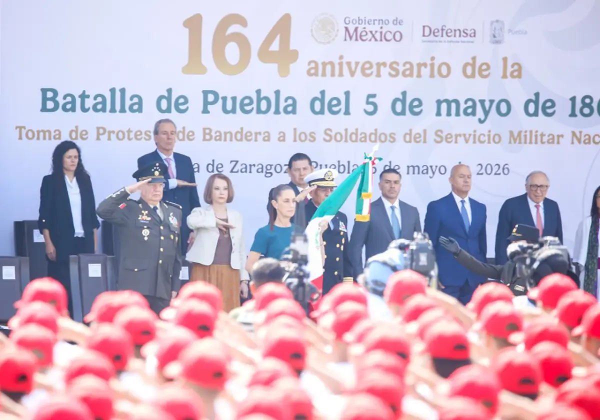 Claudia Sehinbaum conmemora el 164 aniversario de la Batalla de Puebla