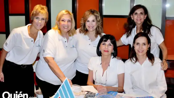 Debbie Chontkowsky, Norma Villarreal de Garza, Tere Villarreal de Dillon, Patricia Plancarte de Bremer, Alejandra Salinas y Alma Martínez