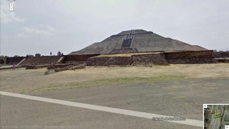 street view zonas arqueológicas México