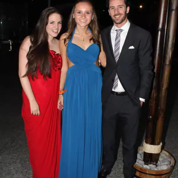 Pilar Vargas, Sofía Subiria y Jorge Junco