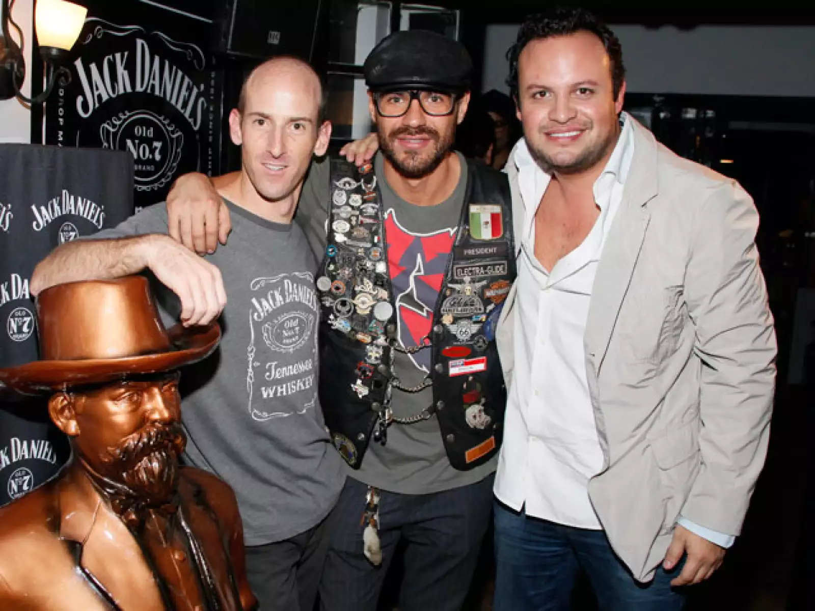 Aaron Martin, Jorge Poza y Rodrigo Gómez.