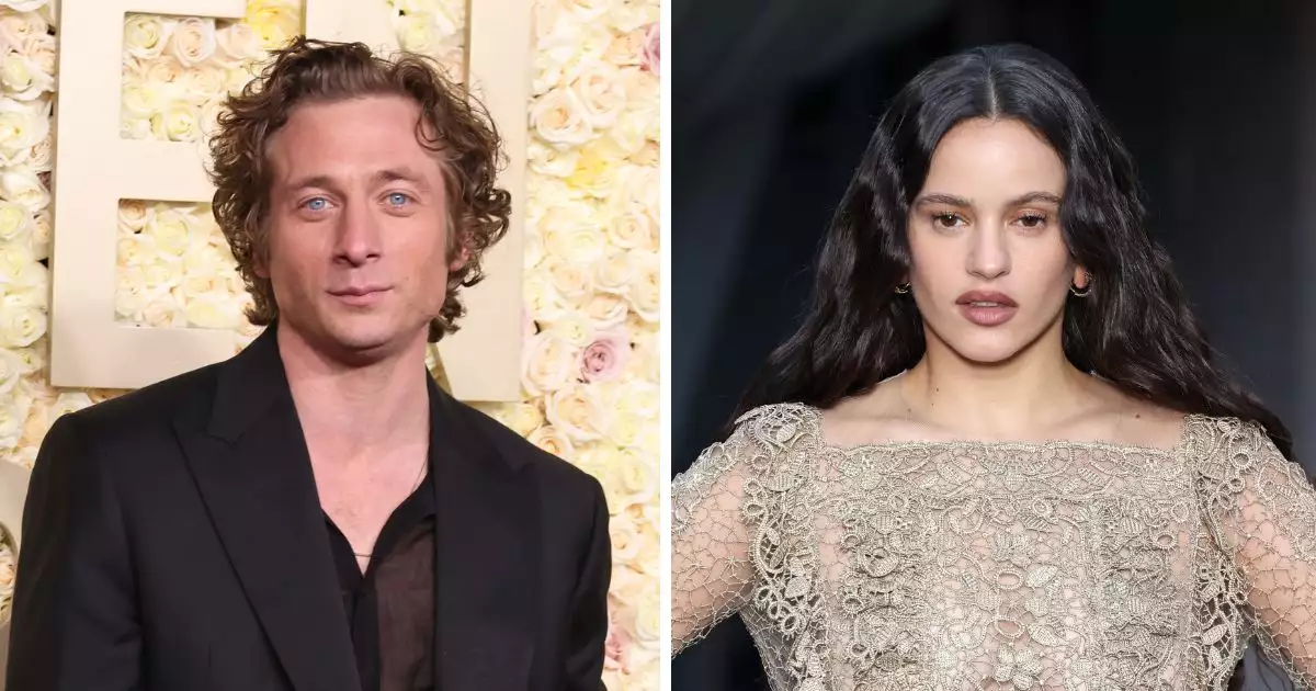 Jeremy Allen White y Rosalía 