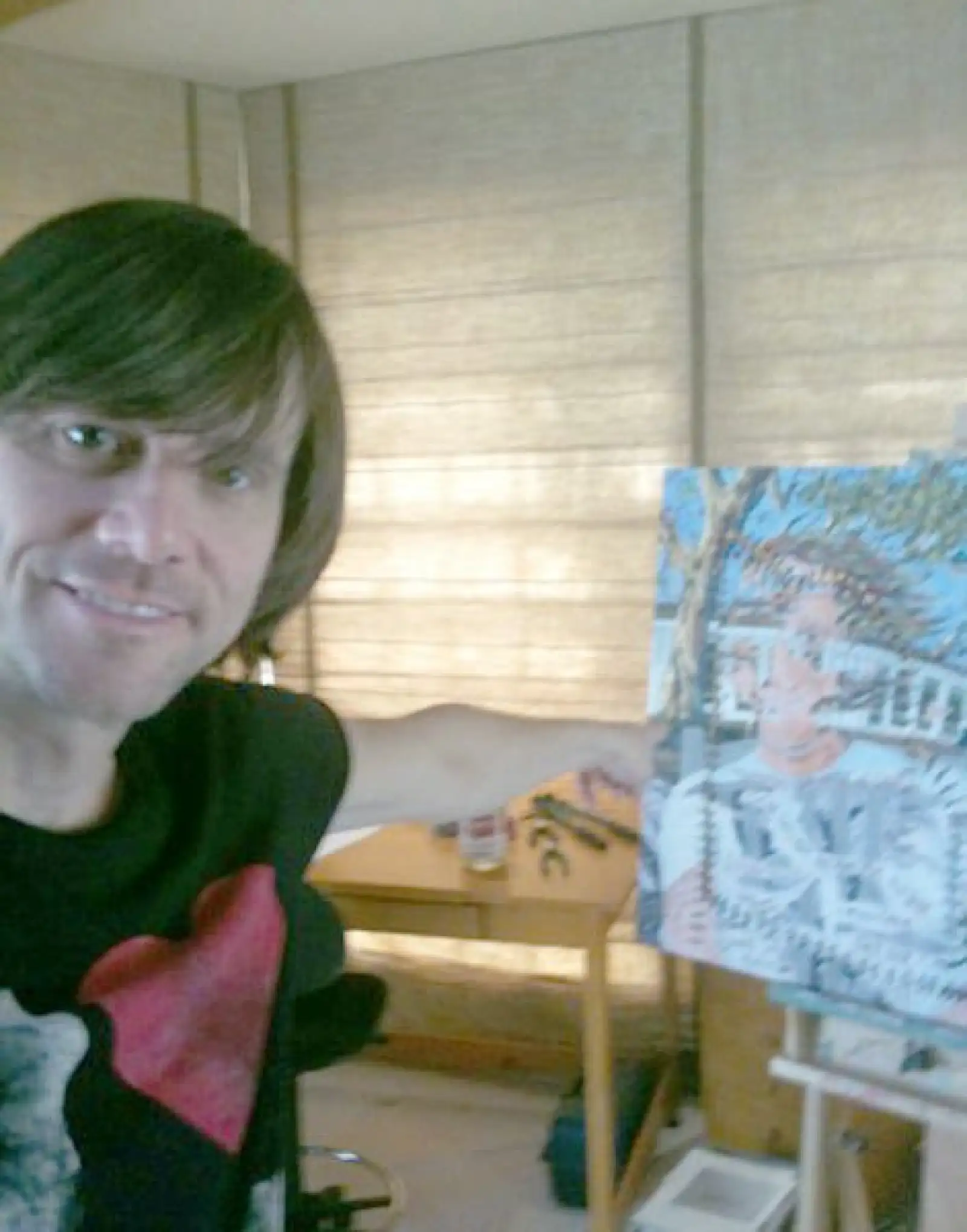 El simpático Jim Carrey escribió respecto a esta foto: “Autorretrato. Mis hojas reúnen gran cantidad de luz pero la mayor parte de mí todavía vive bajo tierra!”