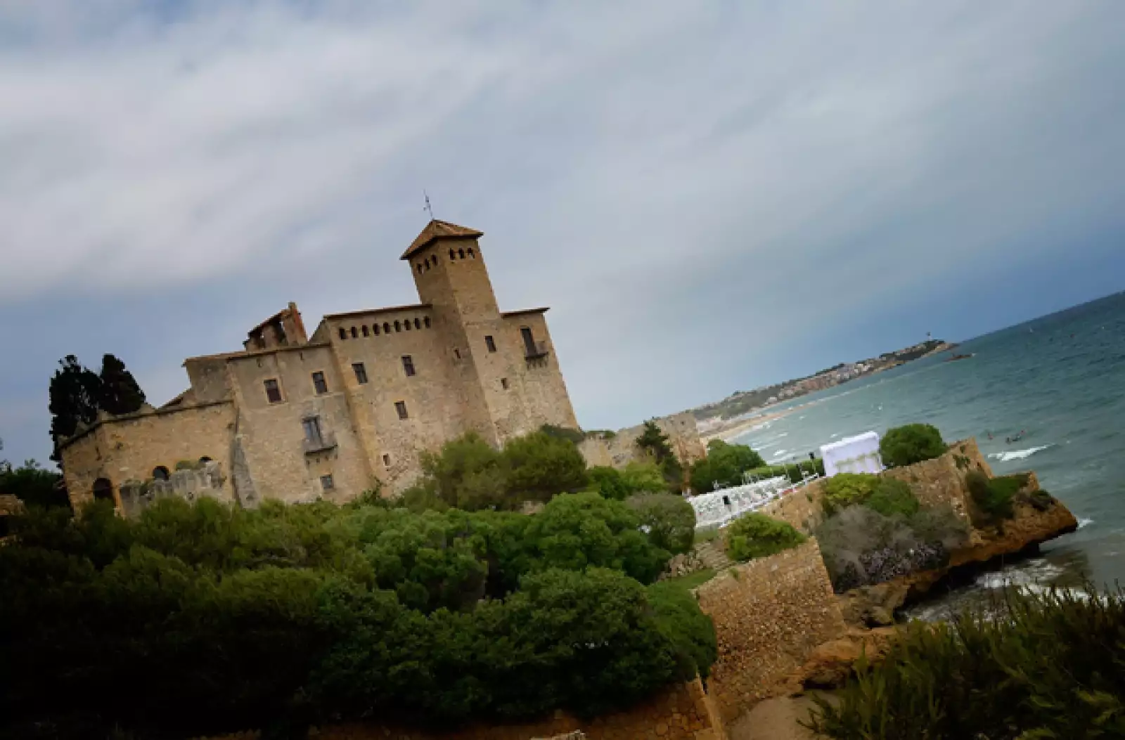 El lugar de la boda: el castillo de Tamarit, ubicado en Altafulla, al suroeste de Barcelona.