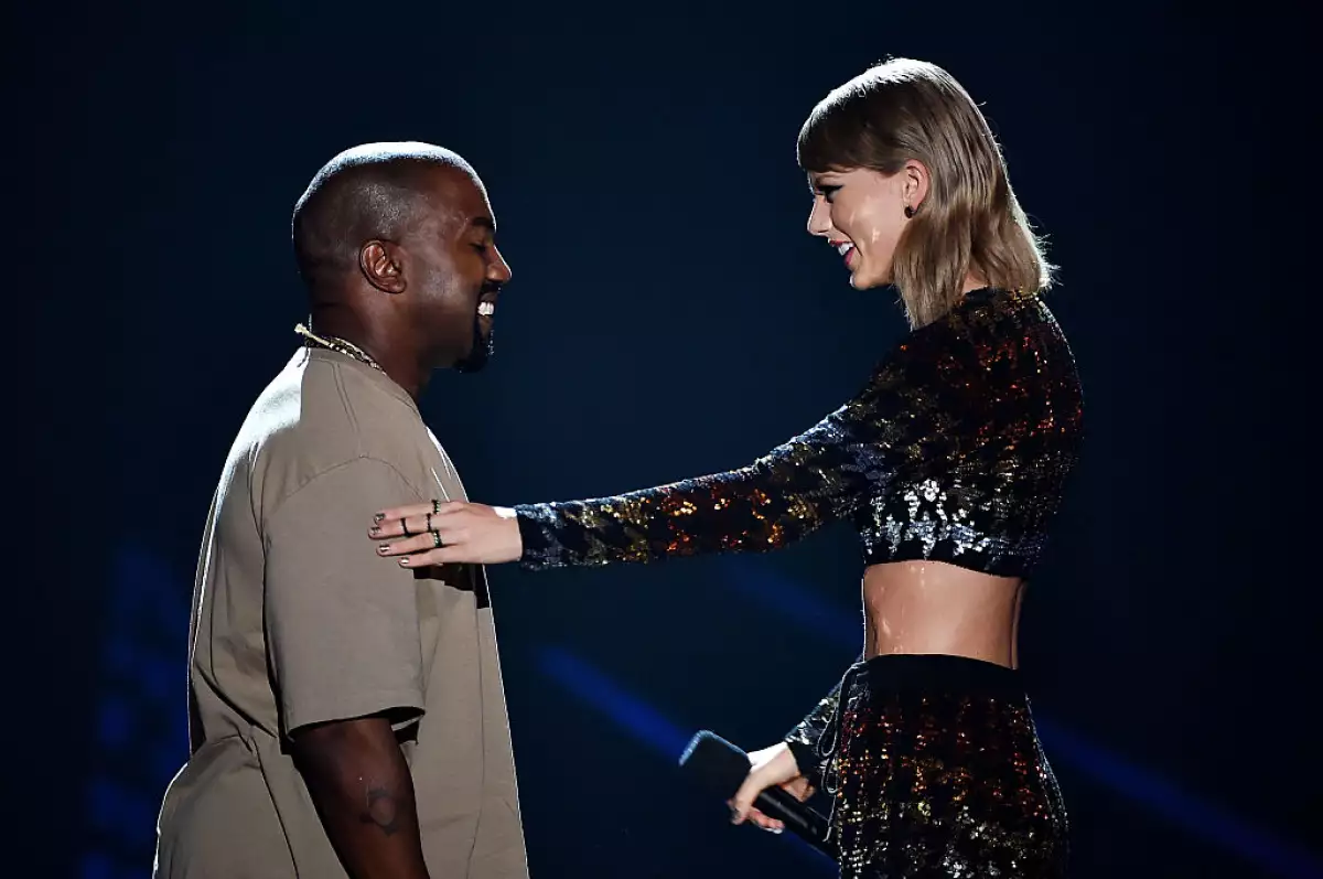 Kanye West y Taylor Swift.