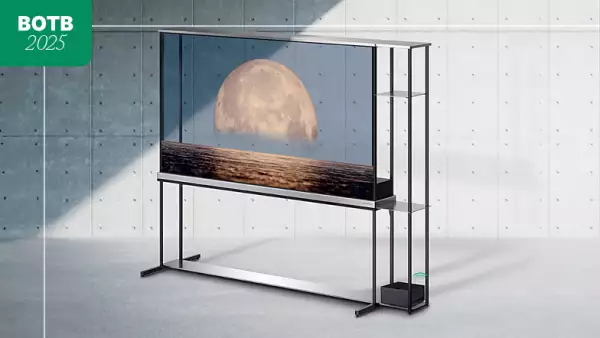 Foto de la pantalla SIGNATURA OLED T de LG