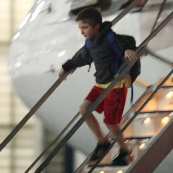 Rocco, hijo de Guy ritchie, de quien Madonna actualmente está separada y en trámites de divorcio, también acompañó a su mamá en la gira.