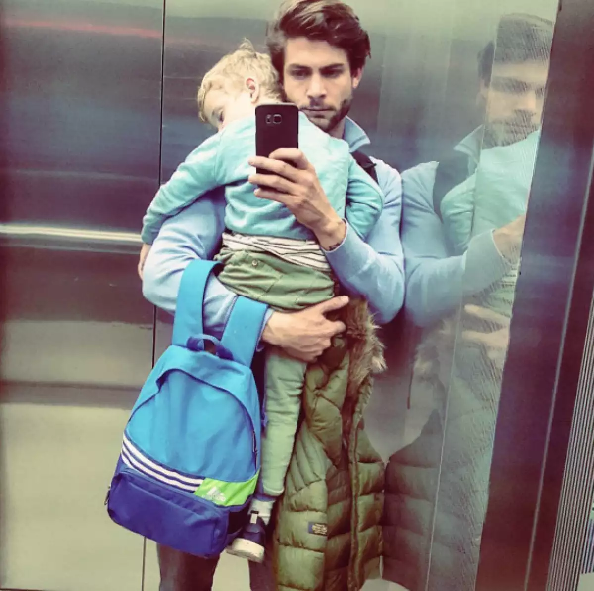 Benicio tiene tres años y es fruto de la relación del actor con Carla Pasquini.