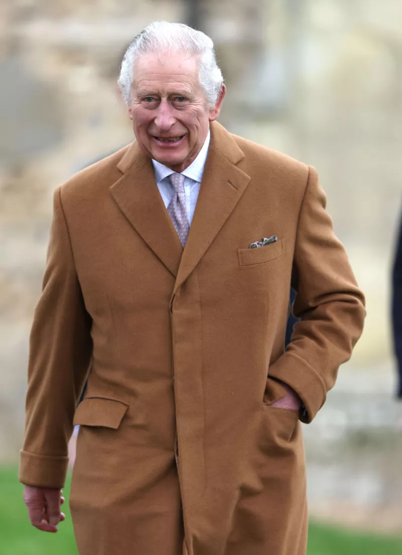 King Charles III, Castle Rising, Sandringham, Norfolk, UK, on January 8, 2023., Sandringham, Sandringham, Norfolk, England - 08 Jan 2023