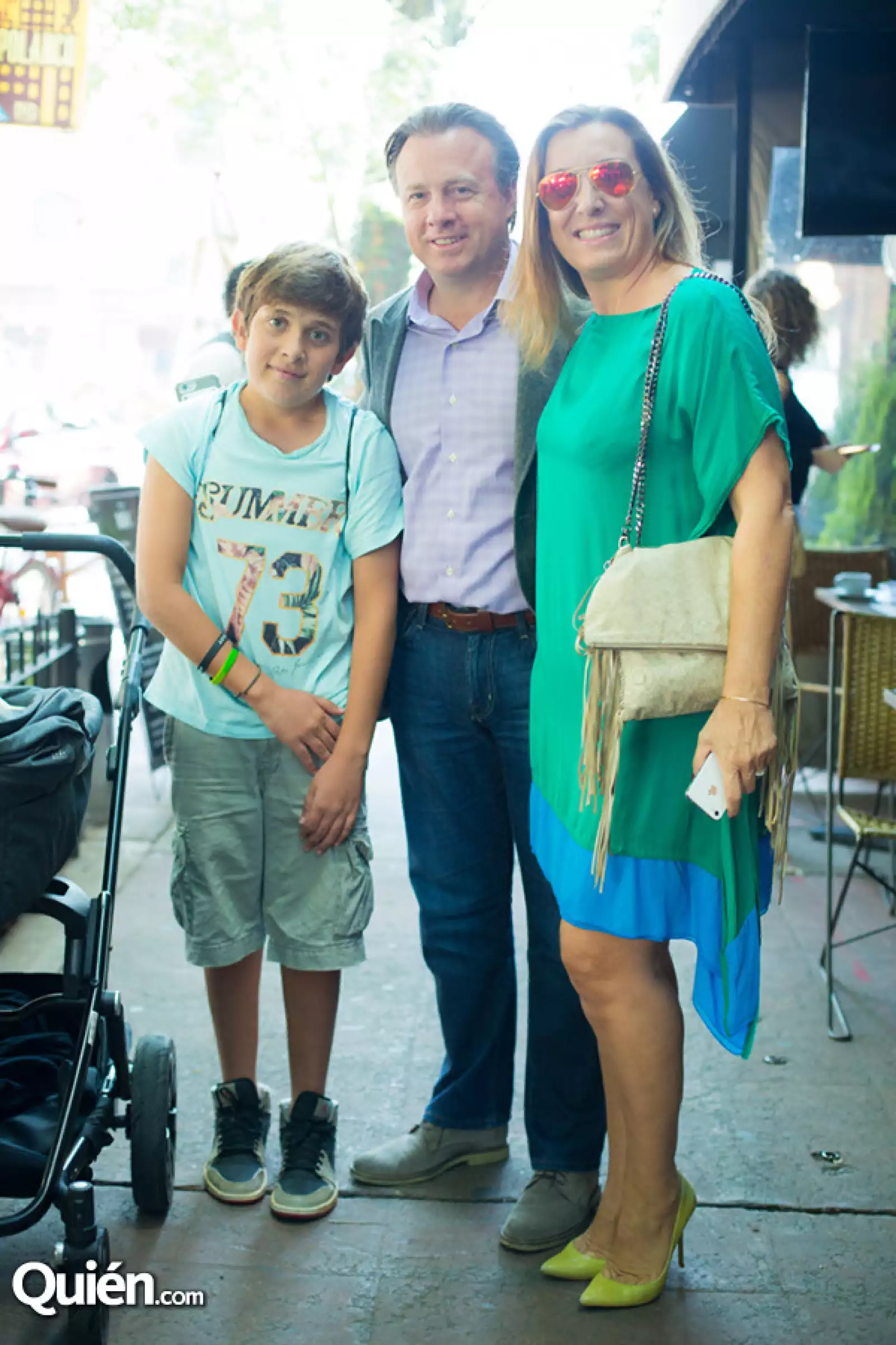 Leopold Guedj, Felipe Williamson y Silvie Guedj