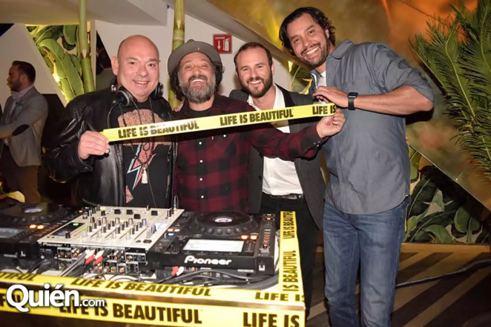Dj Gordo Garza,Mr. Brainwash,Demián Malián y Jorge Echenique