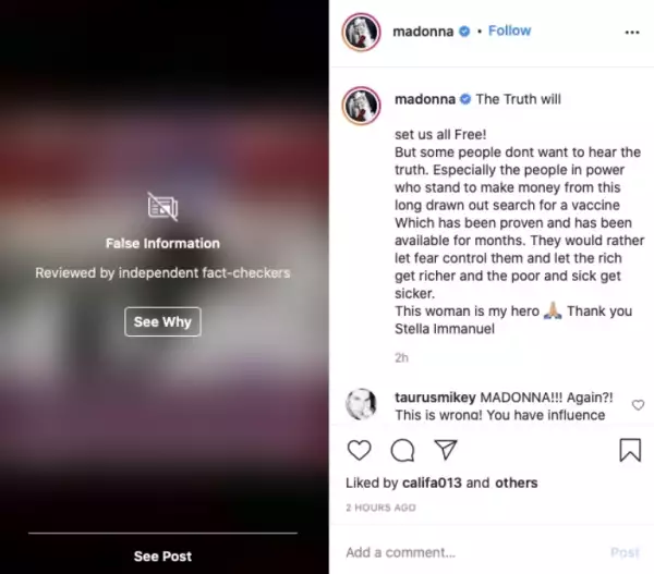 Instagram de Madonna