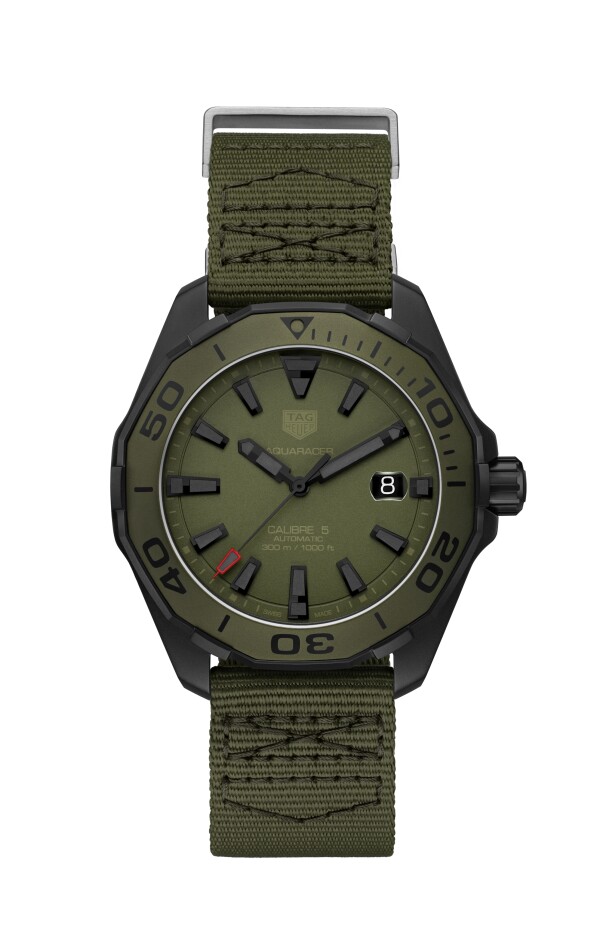 Aquaracer Camouflage modelo caqui, TAG Heuer