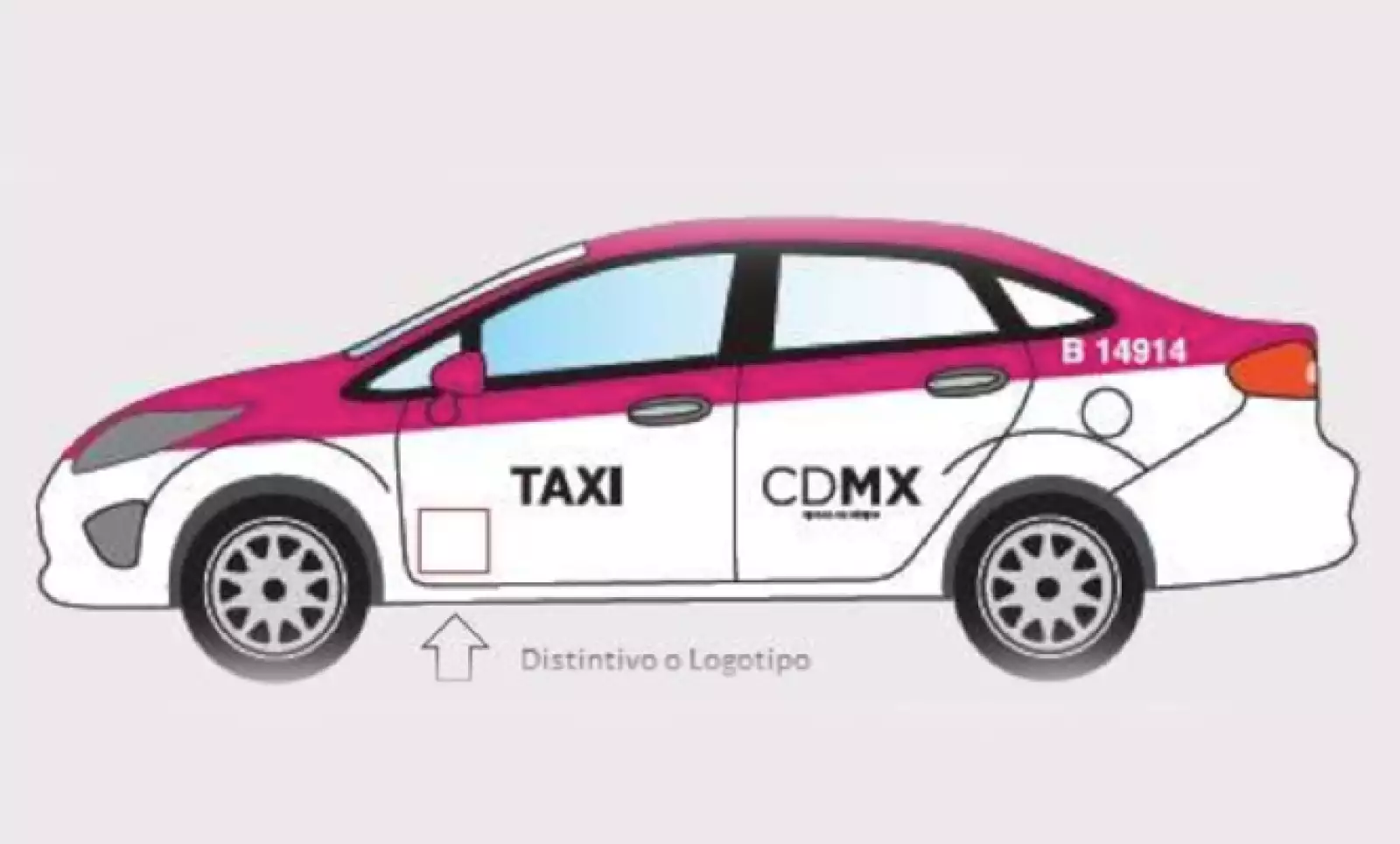 El martes, el Gobierno capitalino anunció cambios en la cromática de los taxis, que dejará de ser dorada con roja para ser blanca con rosa.