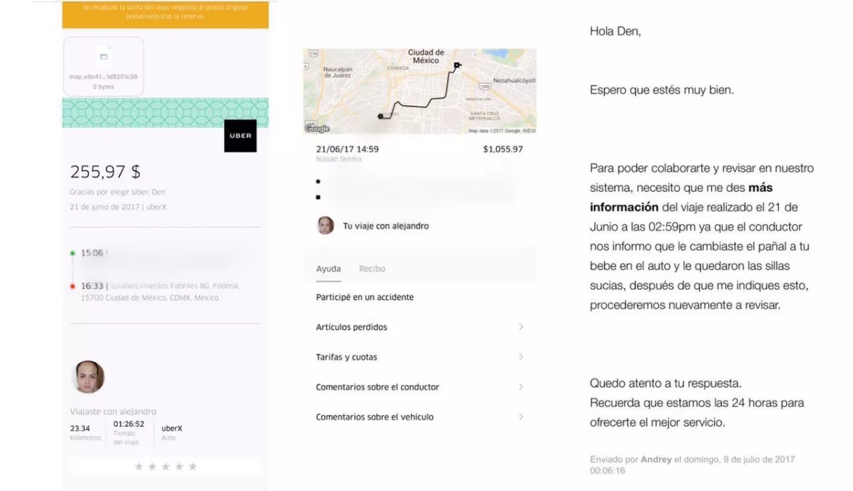 Ariadne Díaz, Uber