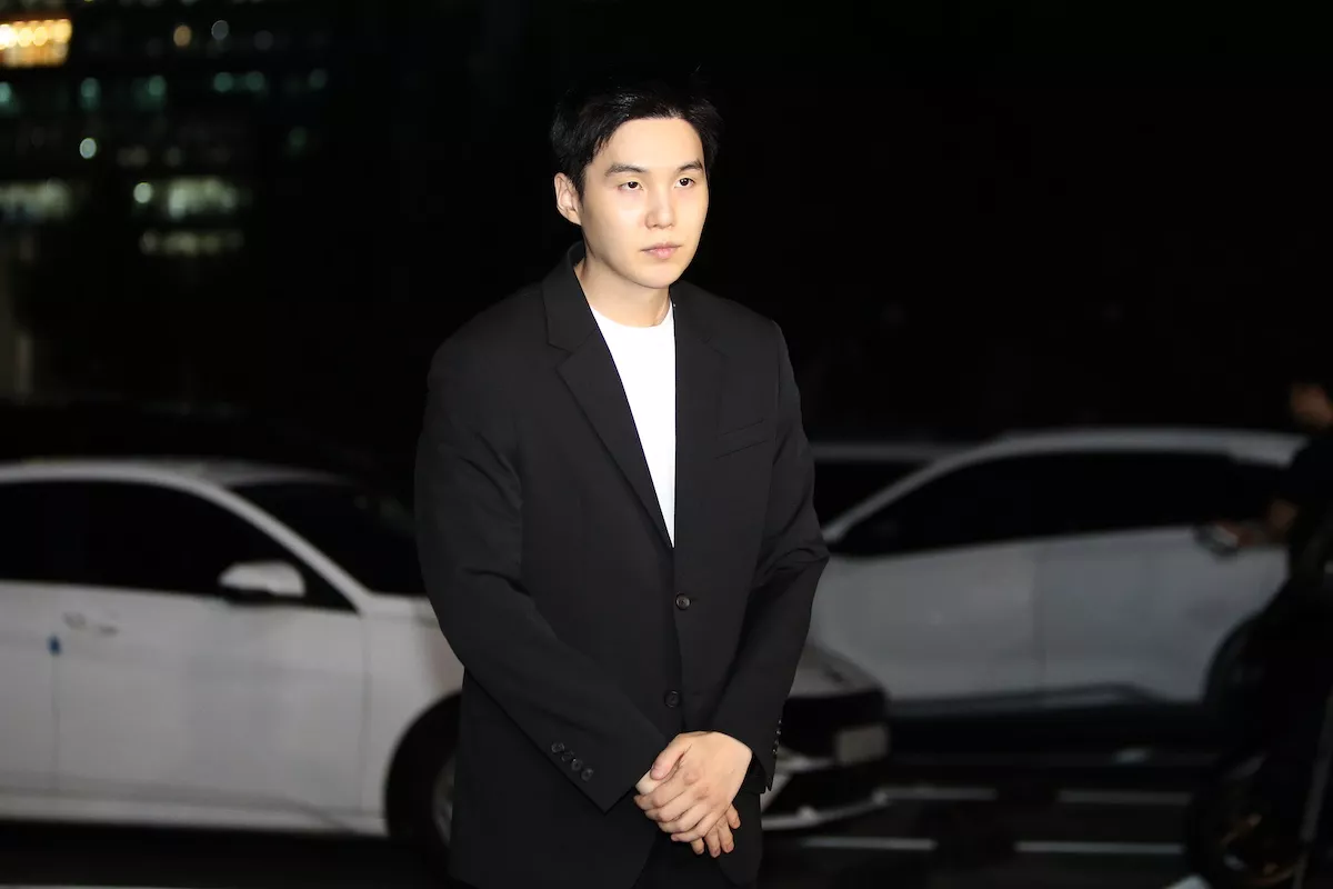 K-pop Band BTS Member Suga Appears At Police Station On E-Scooter Charges