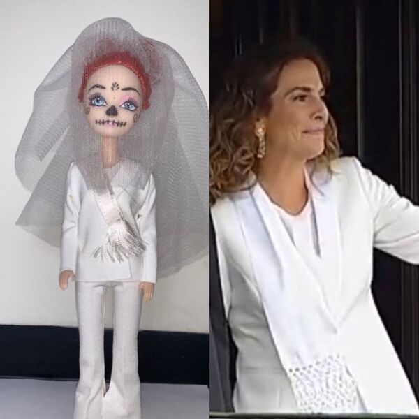 Recrean vestido de Beatriz Gutiérrez para una muñeca 2.jpg