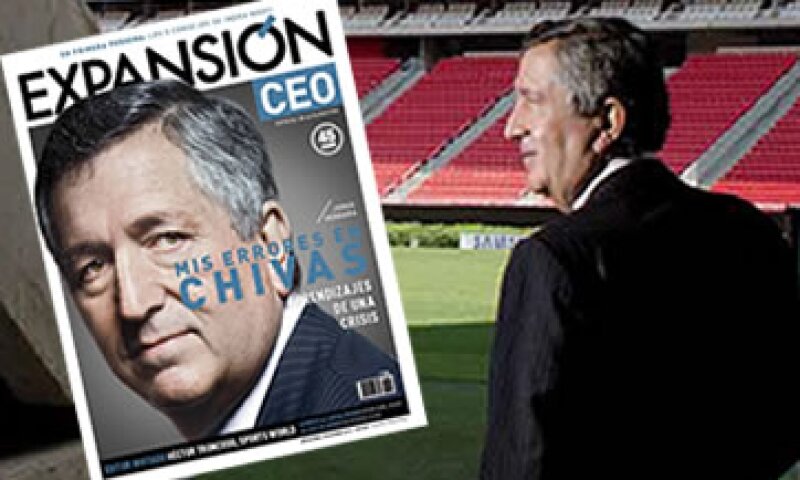 Los opinadores del futbol siempre lo acusan de meterse de más en la operación del equipo de futbol. (Foto: Ramón Sánchez Belmont / Revista Expansión)