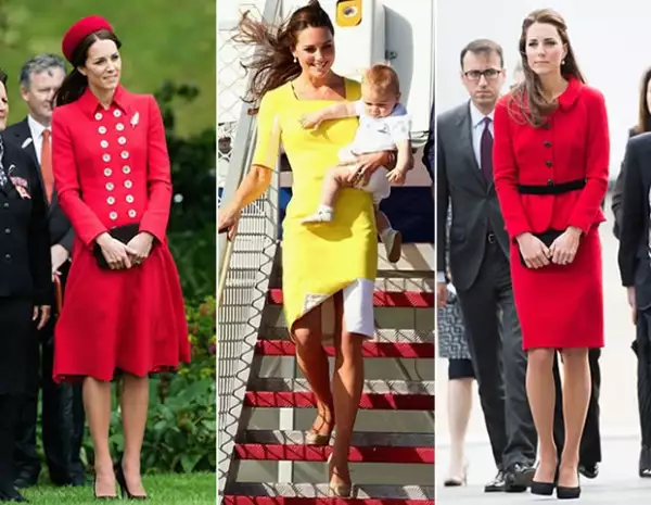 Kate Middleton durante su tour por Australia y Nueva Zelanda.