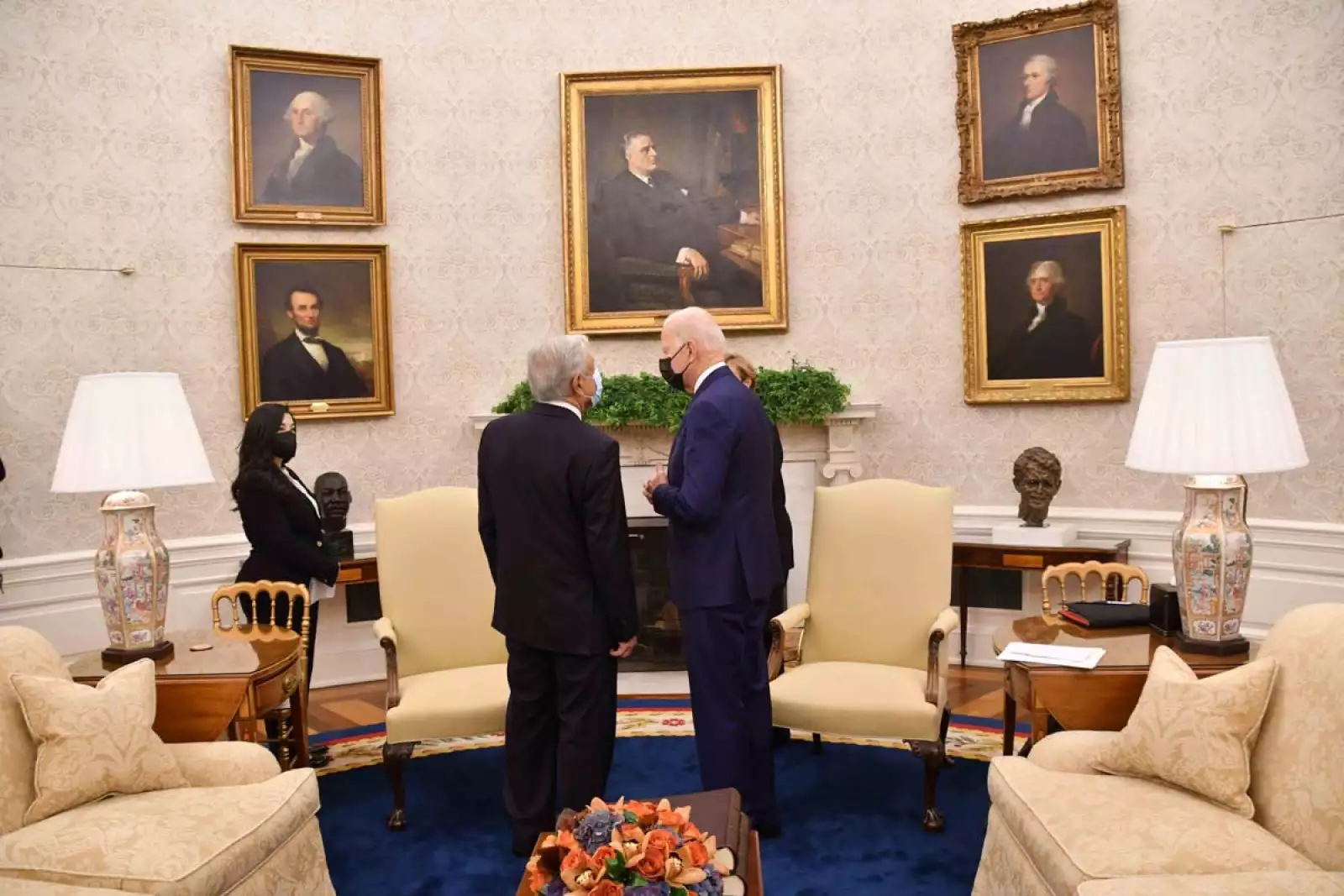 09_Galeria Fer_U.S. President Joe Biden and Mexican President Andres Manuel Lopez Obrador meet in Washington