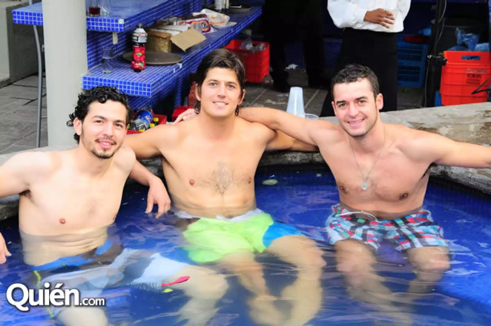 Diego Dávila, Andrés Bustos y Bernardo Chevalier