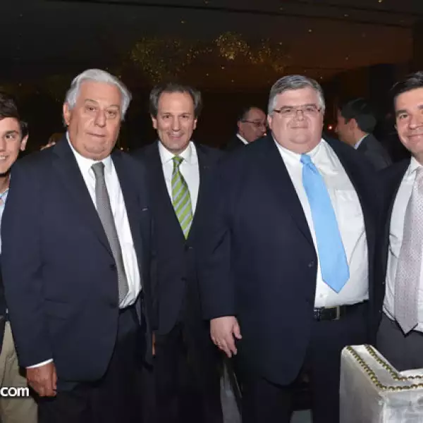 Rodrigo del Valle,Antonio del Valle, Agustín Carstens y Fernando Aportela Rodríguez.
