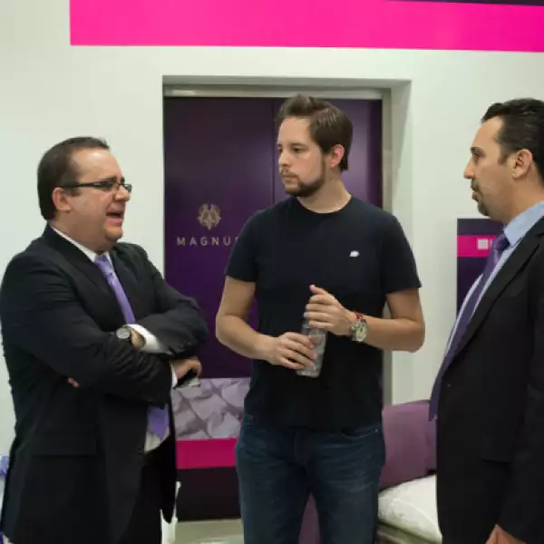 Ismael Santana, Raúl Ortiz y Carlos Sacal