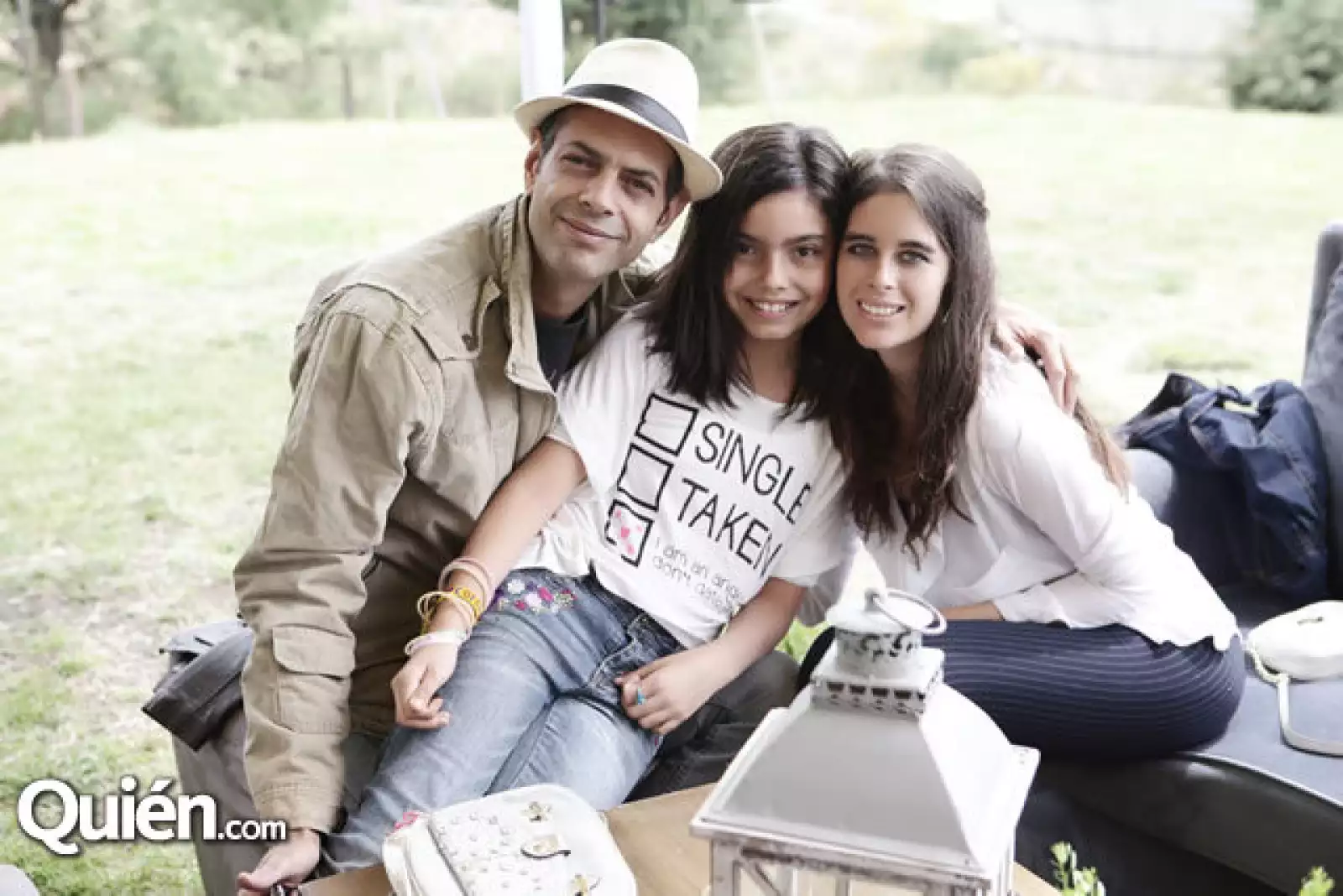 Gino Tommasi, Constanza Tommasi y Alicia Trujillo