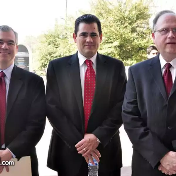 Alfonso Betacourt,Rodrigo Serna y Héctor Garza