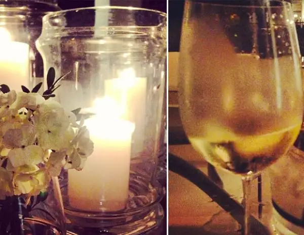 Thalía decoró con velas el espacio.