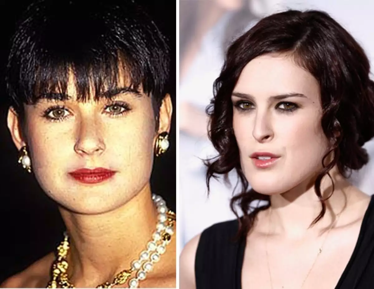 Rumer Willis Moore comparte con sus famosos padres la pasión por la actuación.