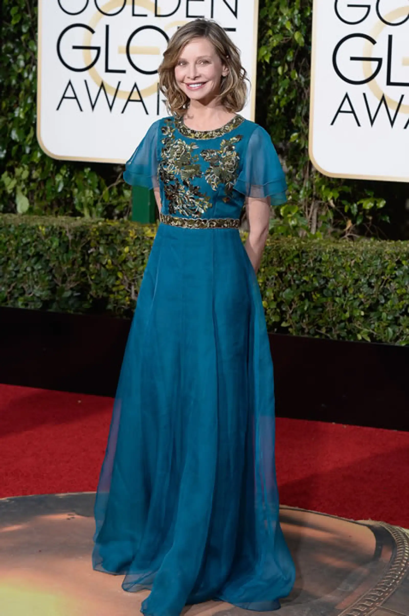 Calista Flockhart en Andrew GN.