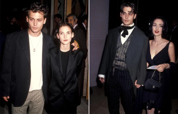 Winona y Johnny fueron novios durante cuatro años.