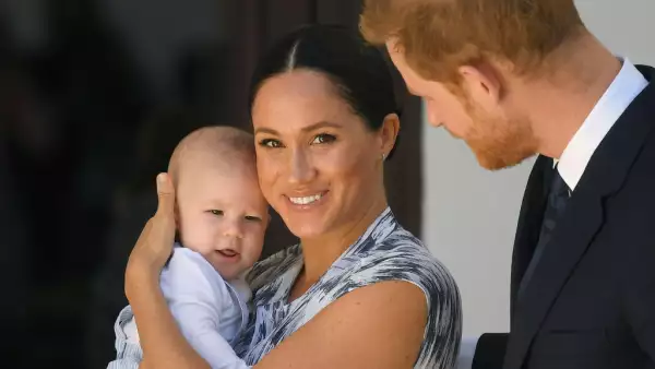 Meghan Markle, Archie Harrison y el príncipe Harry