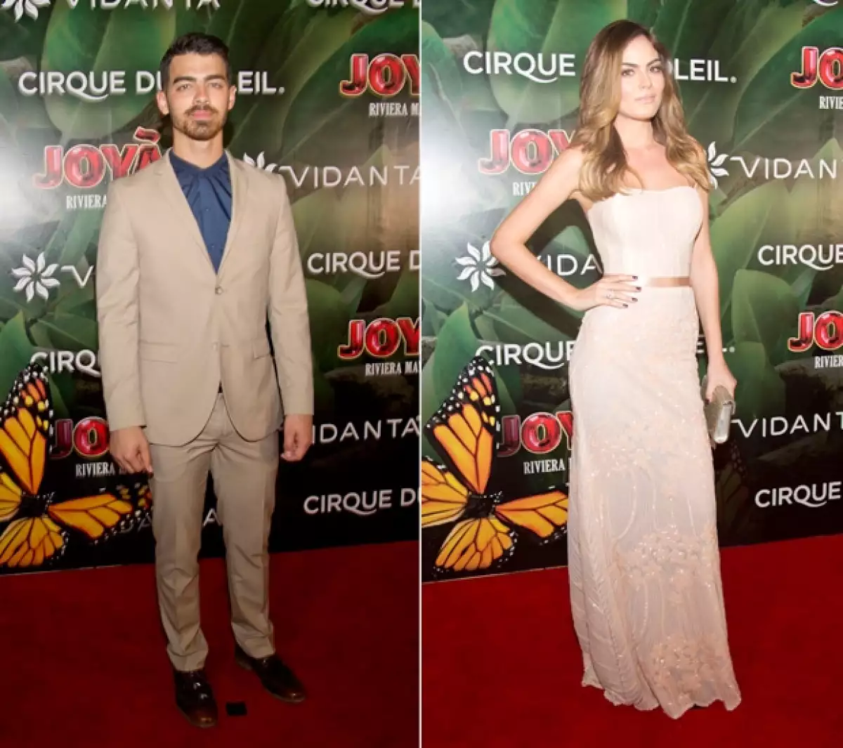 Joe Jonas, Ximena Navarrete y más acudieron a la primera función de `Joyà´ primer espectáculo permanente de la compañía de circo en México.