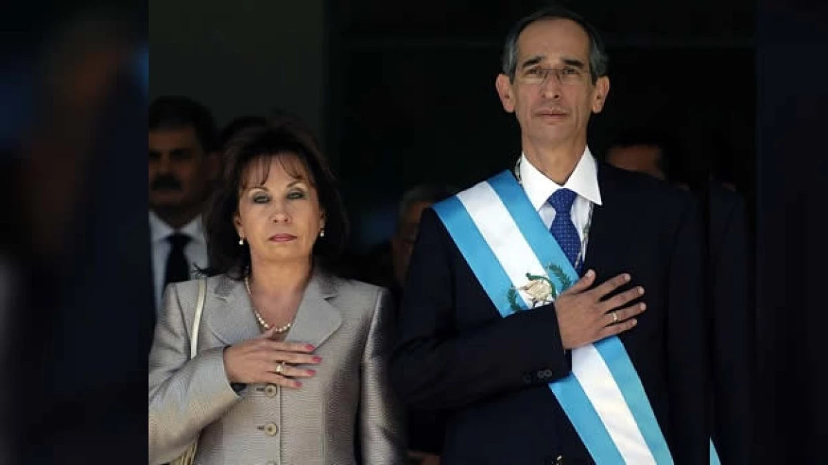 Alvaro Colom y Sandra Torres