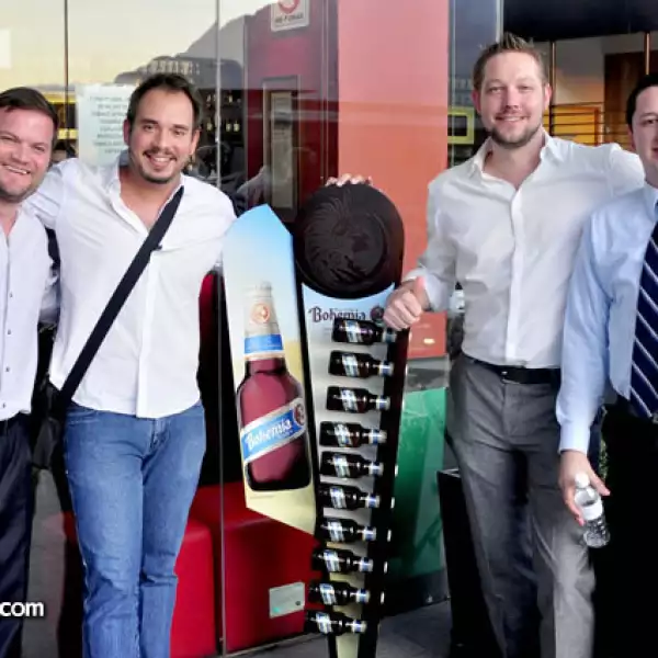 Arturo Muñoz, Daniel Osuna, Miquel de Geus y Luis González